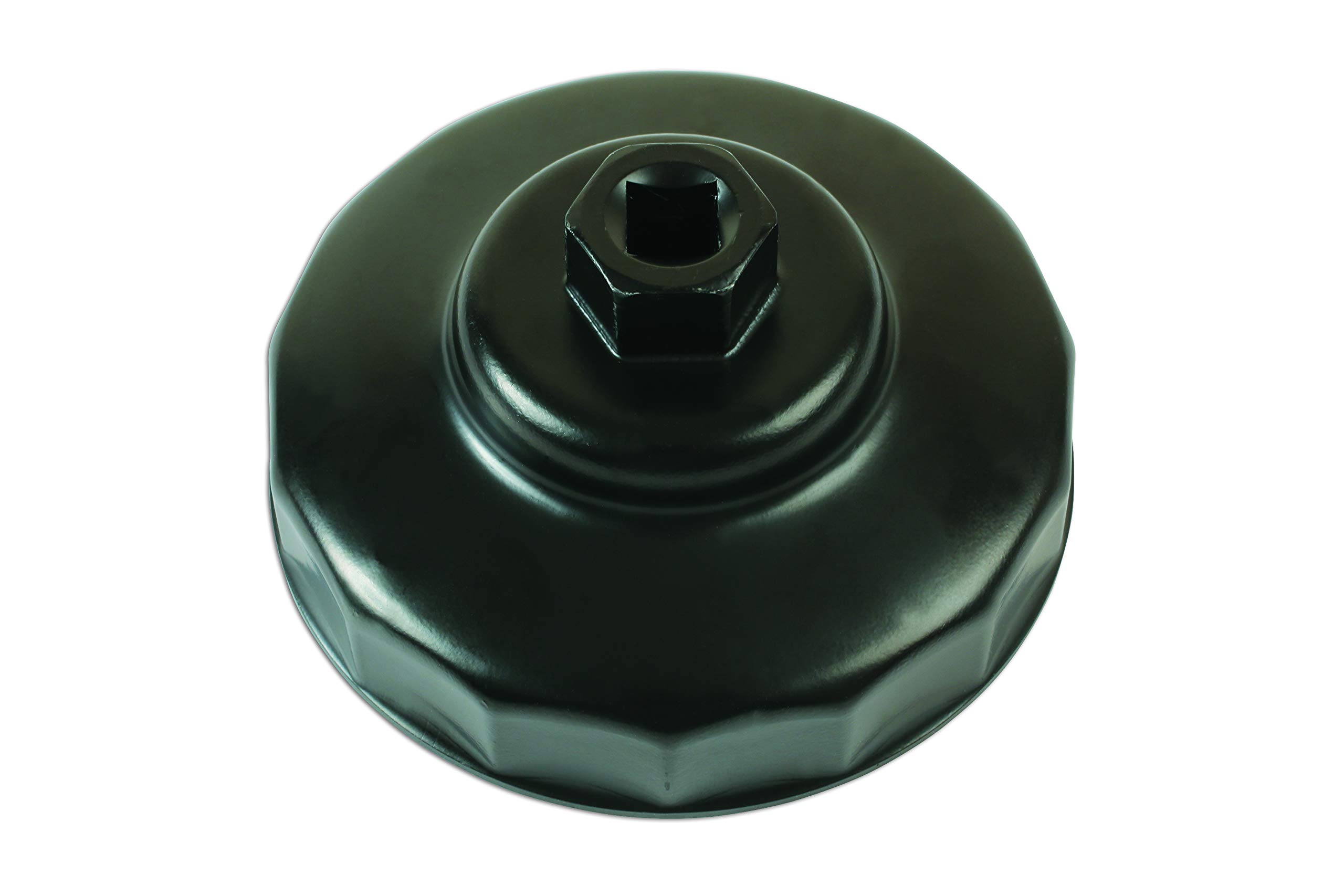 Laser 6609 Oil Filter Wrench 3/8"D - 93mm x 15 Flutes, Black