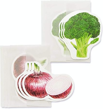 Amazon ララデザイン セット品 Ralato ミニ メッセージカード Soel アーリーレッド ブロッコリー 型抜きカード4枚 イラスト2種類 半透明のグラシン封筒付き 8001 文房具 オフィス用品 文房具 オフィス用品