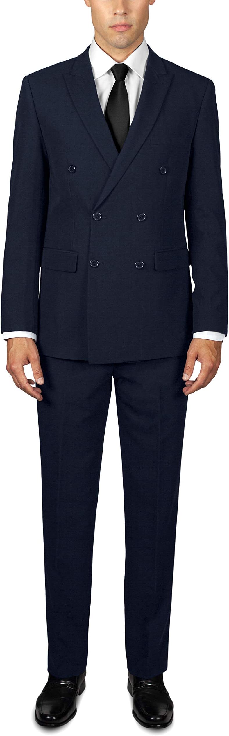 ALAIN DUPETIT Mens Double Breasted Suit