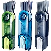 3 Pcs 3 in 1 Cup lid Crevice Cleaning Brush Multipurpose Bottle Gap Cleaner Brush,3 in 1 Tiny Bottle Cup Lid Detail Brush Str