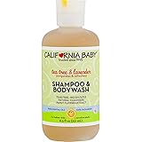 California Baby Shampoo and Body Wash - Hair, Face, and Body, Gentle, Allergy Tested, Dry, Sensitive Skin, 100% Plant-Based -