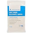 FG Clean Wipes Large Lint Free 96% Alcohol Wipes Individually Wrapped - 8X6-30 Wipes