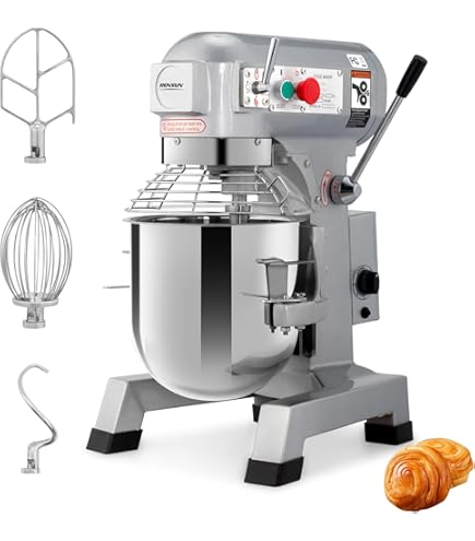 Amazon.com: ROVSUN 15Qt Commercial Food Mixer, 550W Electric