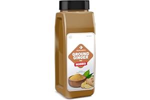 Dependable Foods Ground Ginger Spice – 9 oz. Bulk Jar - Non-GMO, Kosher, Salt-Free, Allergen-Free| Zesty Spice Delight