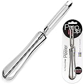 Linden Sweden Original Jonas Vegetable Peeler - Rust Resistant Silver Carrot and Potato Peeler with Ergonomic Handle for Safe