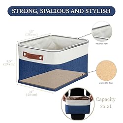 DECOMOMO Storage Bins Fabric Storage Baskets for