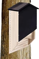Beedozo Wooden Bat House Garden Outdoor Hibernation Nest Box Decoration Reusable view 9