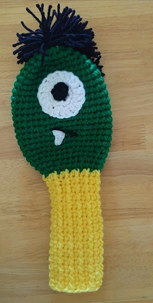 Amazon グリーンモンスターゴルフクラブカバーハンドメイド ヘッドカバー