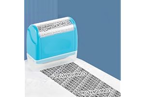 Identity Theft Protection Roller Stamp, Confidential Roller Stamp ID Stamp Roller 1.5 in Wide Roller Stamp Perfect for Privac
