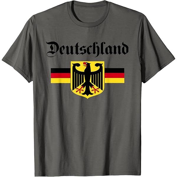 Maglietta retrò Bundeswehr Eagle T-shirt milare tedesca vari colori