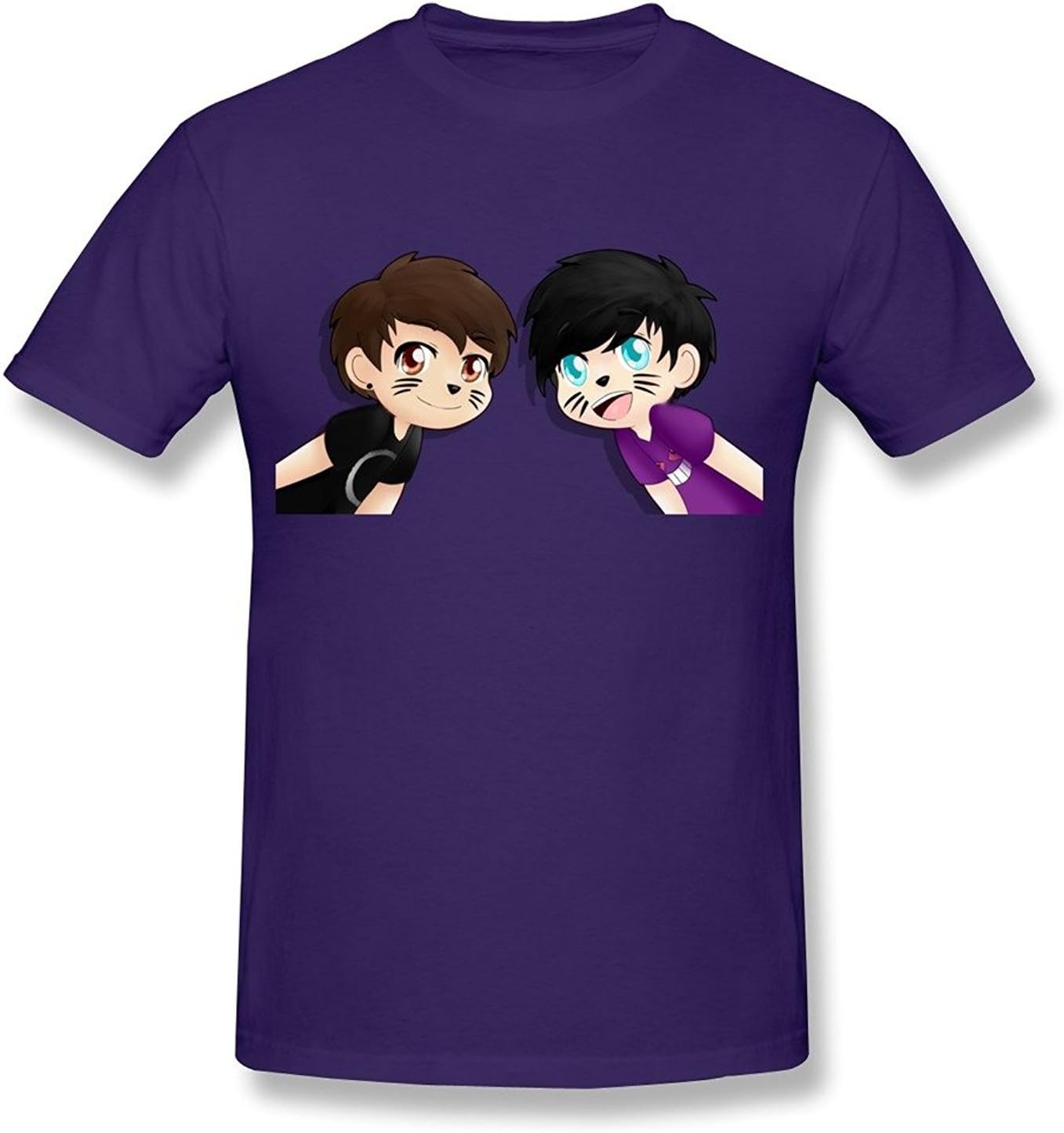 ZHENGMAO Men's Dan And Phil T-shirt Red M