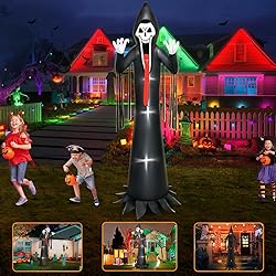 10 FT Halloween Inflatable Grim Reaper Decoration