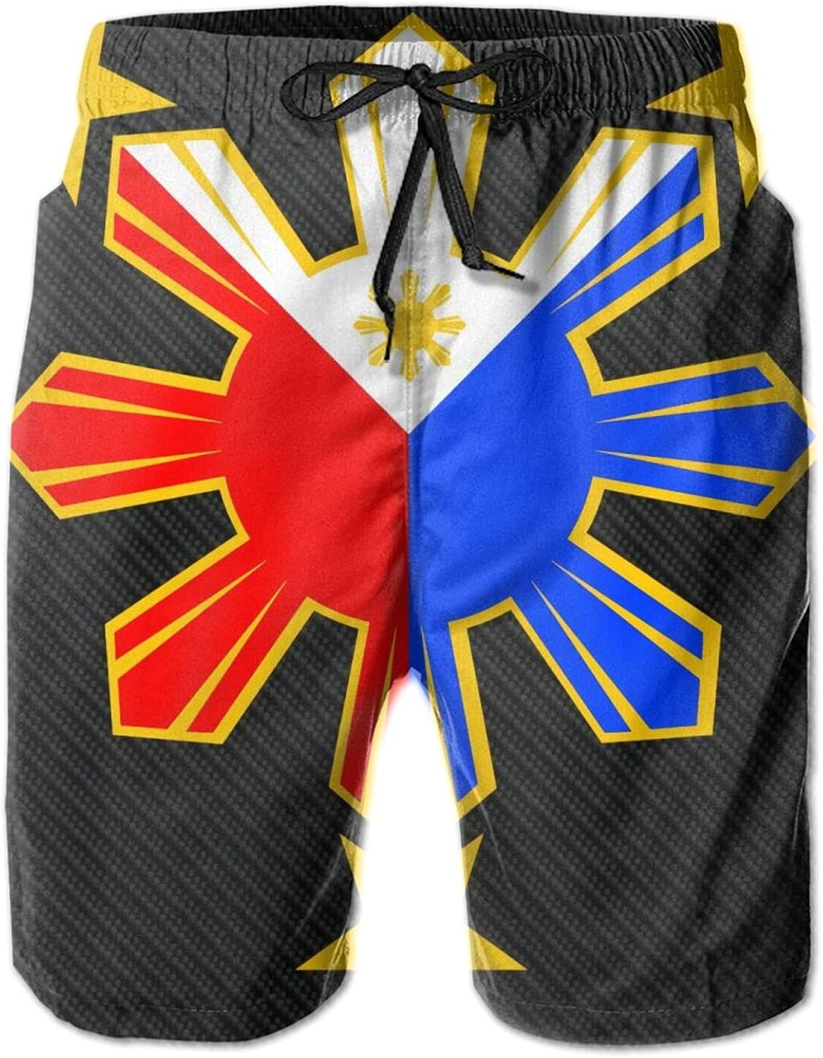 wenchongmaoyi Philippine Flag 212 Men's Swim Trunks Beach