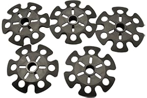 HOLMGILLICK 5 pcs Removable Mud Ski Basket Trekking Pole Snowflake Basket,Removable Mud Ski Basket Replacement Accessory for Hiking Poles