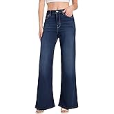Guess Womens Bellflower Wide Leg Jean