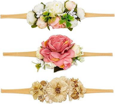 floral baby head wraps