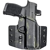 Tulster OWB Contour Kydex Holster in Right Hand fits: Sig Sauer P365XL | Optic Compatible Outside The Waistband Concealed Carry