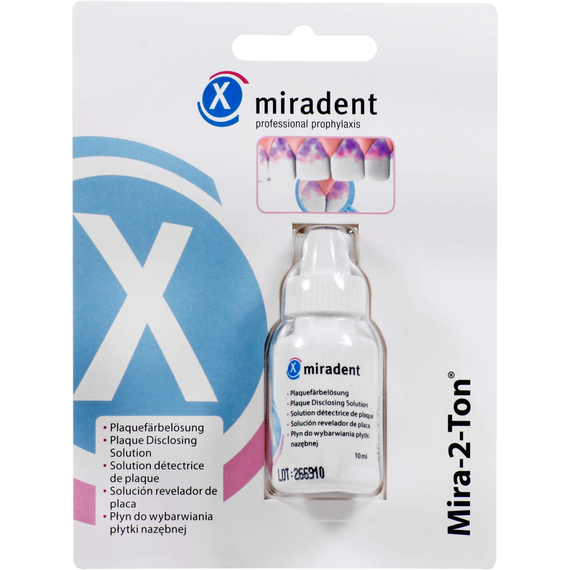 Miradent Mira 2 Ton, Lösung zur Plaquefärbung, 10 ml [Badartikel]