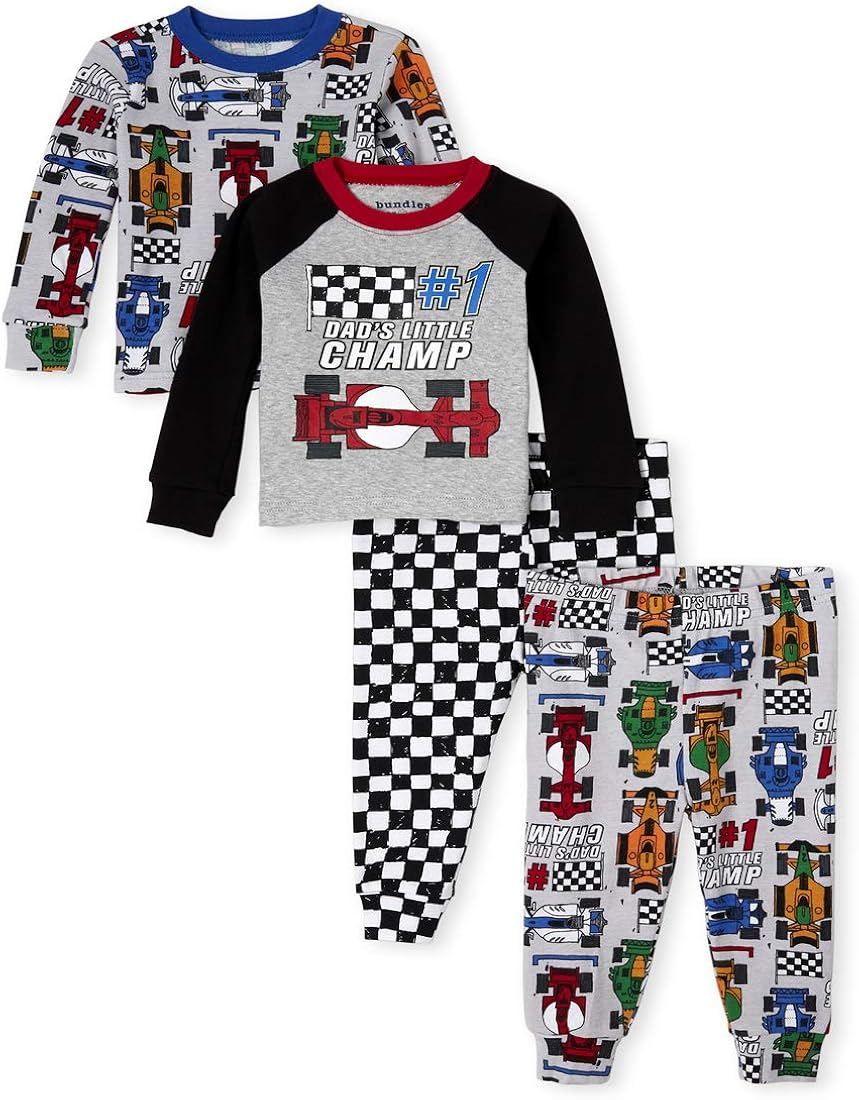 The Children's Place Boys' Baby and Toddler Race Car Snug