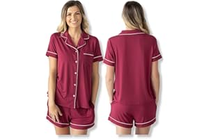 Kindred Bravely Clea Classic Short Sleeve Maternity & Nursing Pajama Set