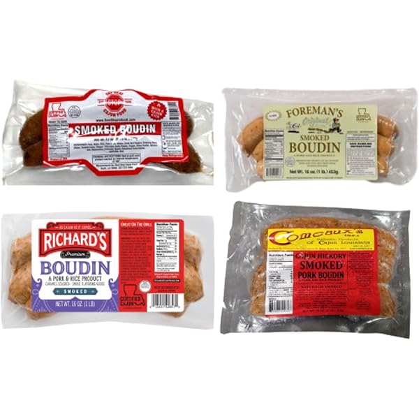 The Best Stop Original Boudin - 3 Pack Louisiana Cajun Sausage 14 Oz Each