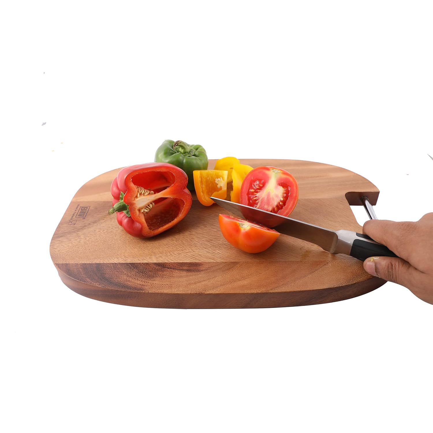 Buy BILLI Wooden Oval Cutting Board Made in Thailand for Chopping