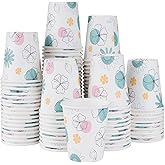 Lamosi 5 oz Paper Disposable Cups 300 Pack, Small Bathroom Mouthwash Drinking Cup for Water, Coffee, Sample, Tasting and Dessert