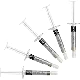Tryuunion Diamond Polishing Compound, 5 Piece Lapping Paste 1500 to 80000 Grit, Lapping Compound Kit for Jewelry, Metal, Ring, Gemstone, Glass, Coin, 0.25 to 14 Micron, 5 Gram