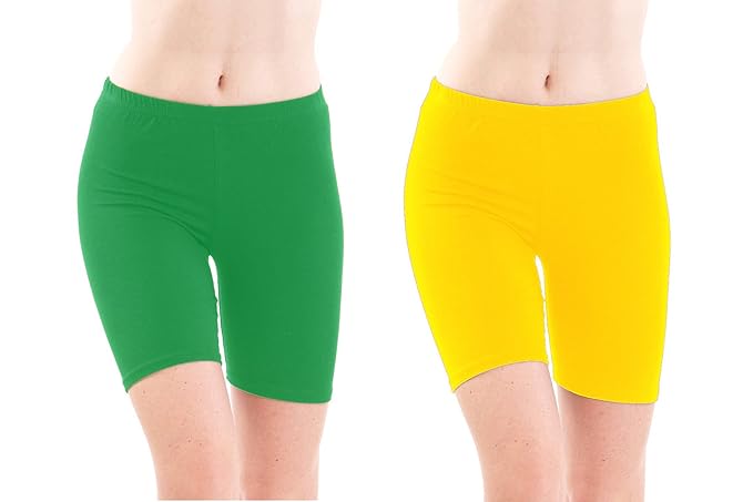 green cycling shorts womens