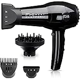 FHI Heat Platform Nano Lite Pro 1900 Hair Dryer, Turbo Tourmaline Light Weight Ceramic Quick Dry with 3 Piece Attachment Set (Comb, Concentrator, and Diffuser)