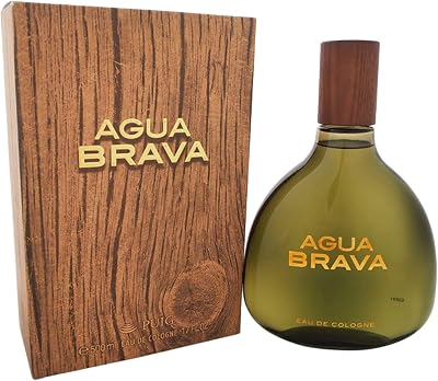 Agua Brava Men Eau de Cologne 500 ml Long Lasting Marine Fresh Scent