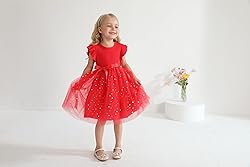 Sinhoon Toddler Girl Tulle Dress Summer Ruffle