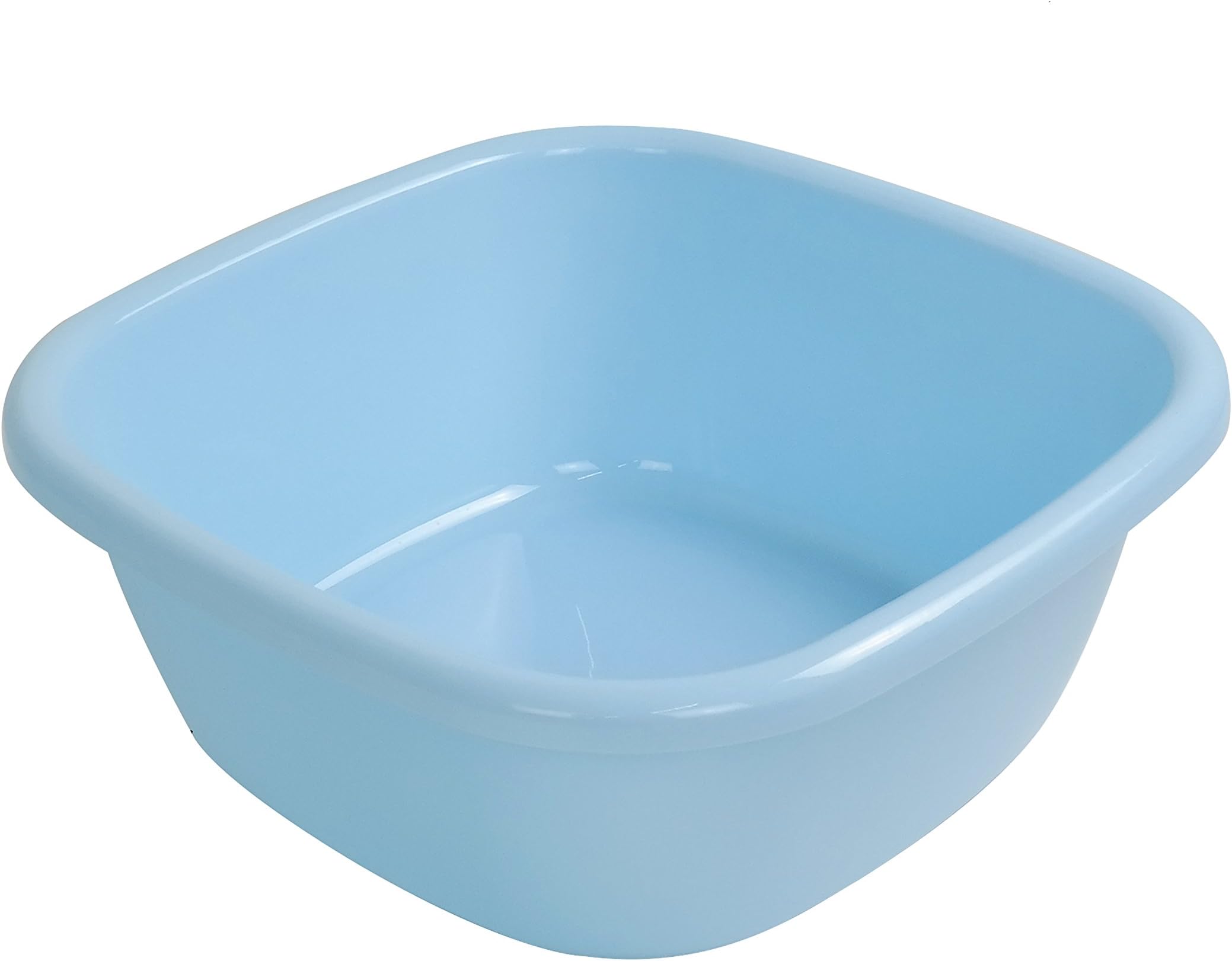 Saedy 12 Quart Dishpan Basin, Blue, 3-piece