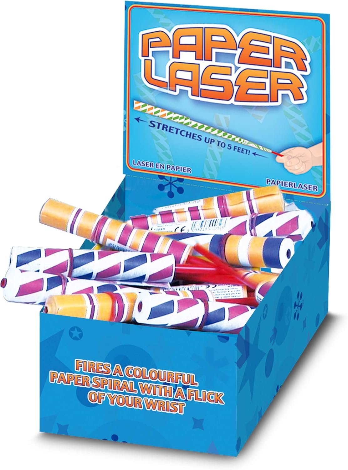 Tobar Paper Laser Flicker Toy - Pack of 1 - Random Color, Mixed, 20 cm x 10 cm x 20 cm - Image 3
