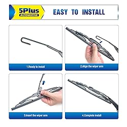 13"+13" Windshield Wiper Blades Replacement Generic