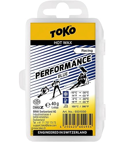 TOKO Base Performance Red ホットワックス 120g TOKO Base Performance Wax Red 5502036