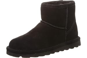 BEARPAW Women's Alyssa Multiple Colors | Women's Ankle Boot | Women's Slip On Boot | Comfortable Winter Boot