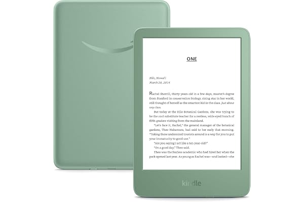 Amazon Kindle 16 GB (newest model) - Lightest and most compact Kindle, now with faster page turns, for an enhanced reading ex
