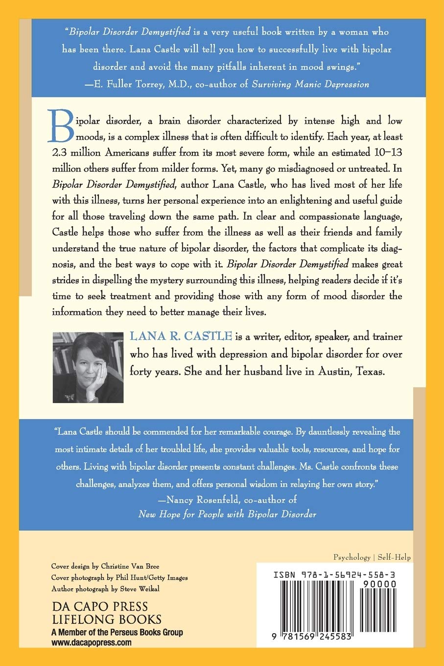 Bipolar Disorder Demystified Mastering The Tightrope Of Manic Depression Castle Lana R Whybrow Peter C 9781569245583 Amazon Com Books