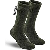 Juclise Alpaca Wool Boot Socks Men and Women, Heavyweight Thick Thermal Socks Cold Weather Hunting Hiking, Moisture Wicking