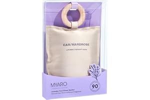 MYARO Lavender Scented Sachet for Drawers and Closets Car Freshener Long-Lasting Hanging Potpourri Bags Closet Deodorizer Odor Eliminator Room Fresheners Home Fragrance