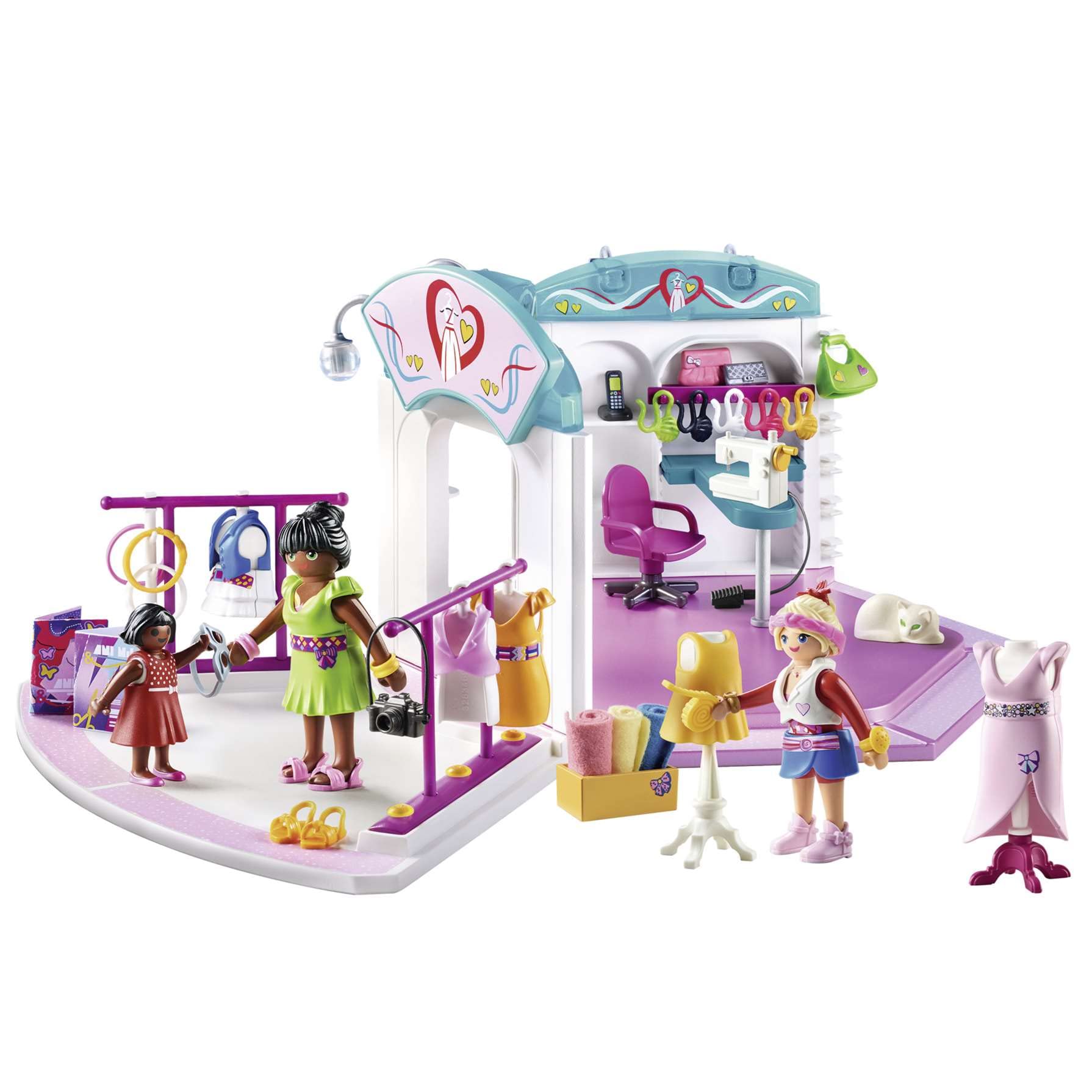 Playmobil 70590 City Life Fashion Design Studio ful, Fun Imaginative Role-Play, PlaySets Suitable for Children Ages 4+