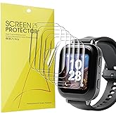 Lamshaw Compatible for Bark Watch Screen Protector, [6 Pack] Full Coverage TPU Clear Film Compatible for Bark Watch 1.5 Inches (6 Pack)