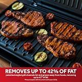 George Foreman Large Fit Grill 2400W Black Non Stick Easy Clean Drip Tray view 2