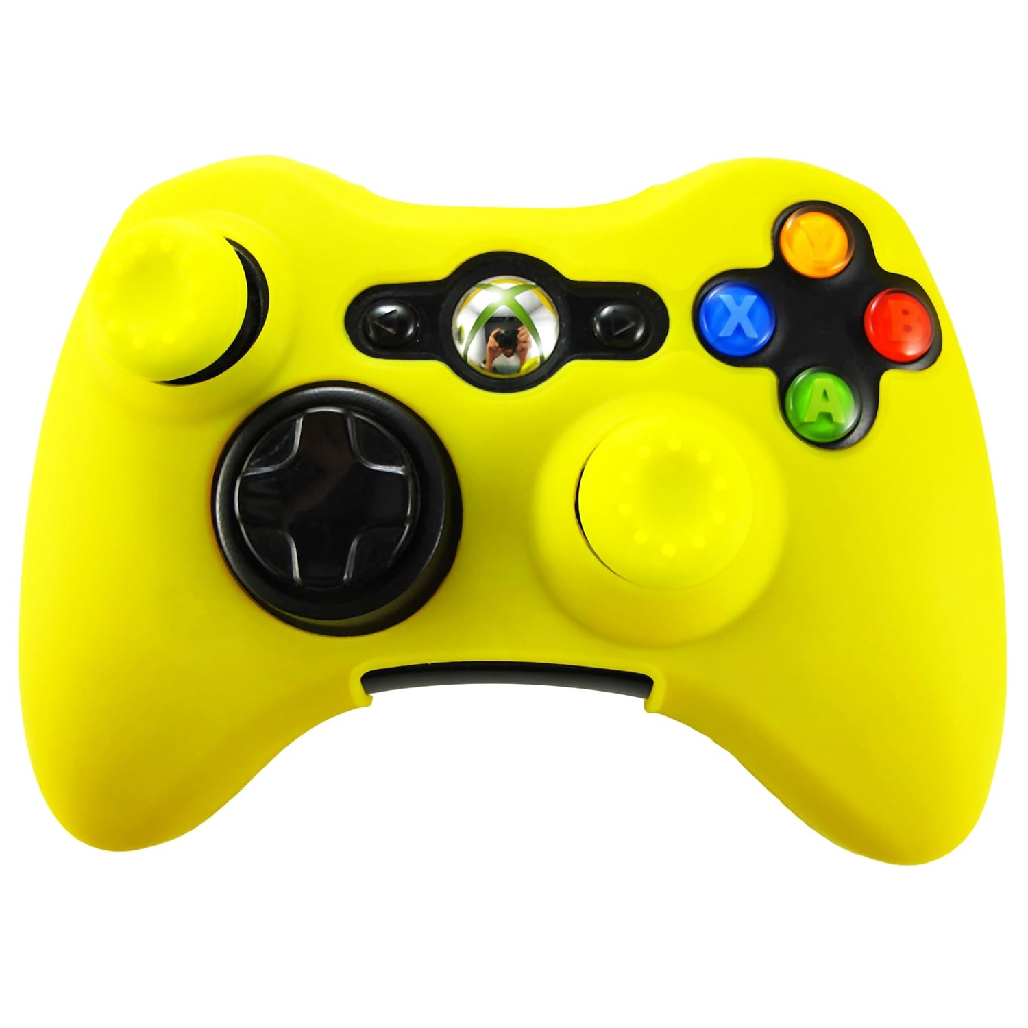 Pandaren silicone skin for XBOX 360 controller (yellow) x 1 + thumb
