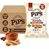 Pip's Heirloom Snacks Cinnamon Churro Twists, 1 oz, Pack of 24 | Gluten Free Snacks, Kosher, Dairy Free, Vegan, Non GMO, Seed Oil Free, Upcycled, Heirloom Corn, Avocado Oil, Made in USA