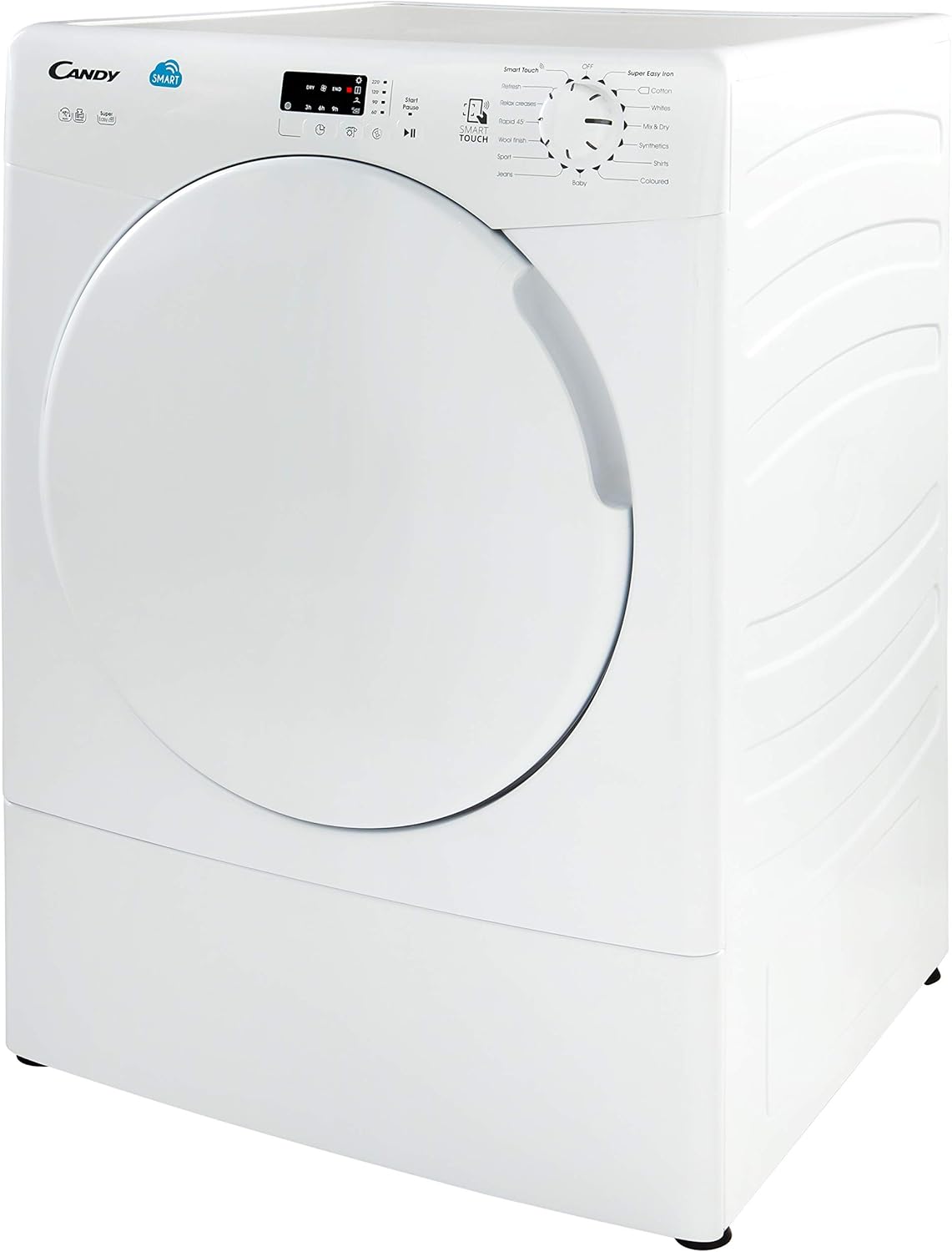 Candy CSC8LF Freestanding Condenser Tumble Dryer, Sensor Dry, NFC