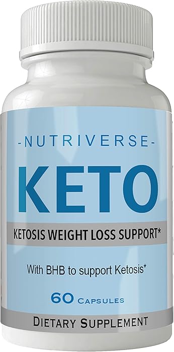 Nutriverse Keto Diet Pills Advanced Energy Ketones Purple Bottle with Go BHB Capsules Ketones Ketogenic Supplement for Weight Loss Pills 60 Capsules 800 MG GO BHB Salts