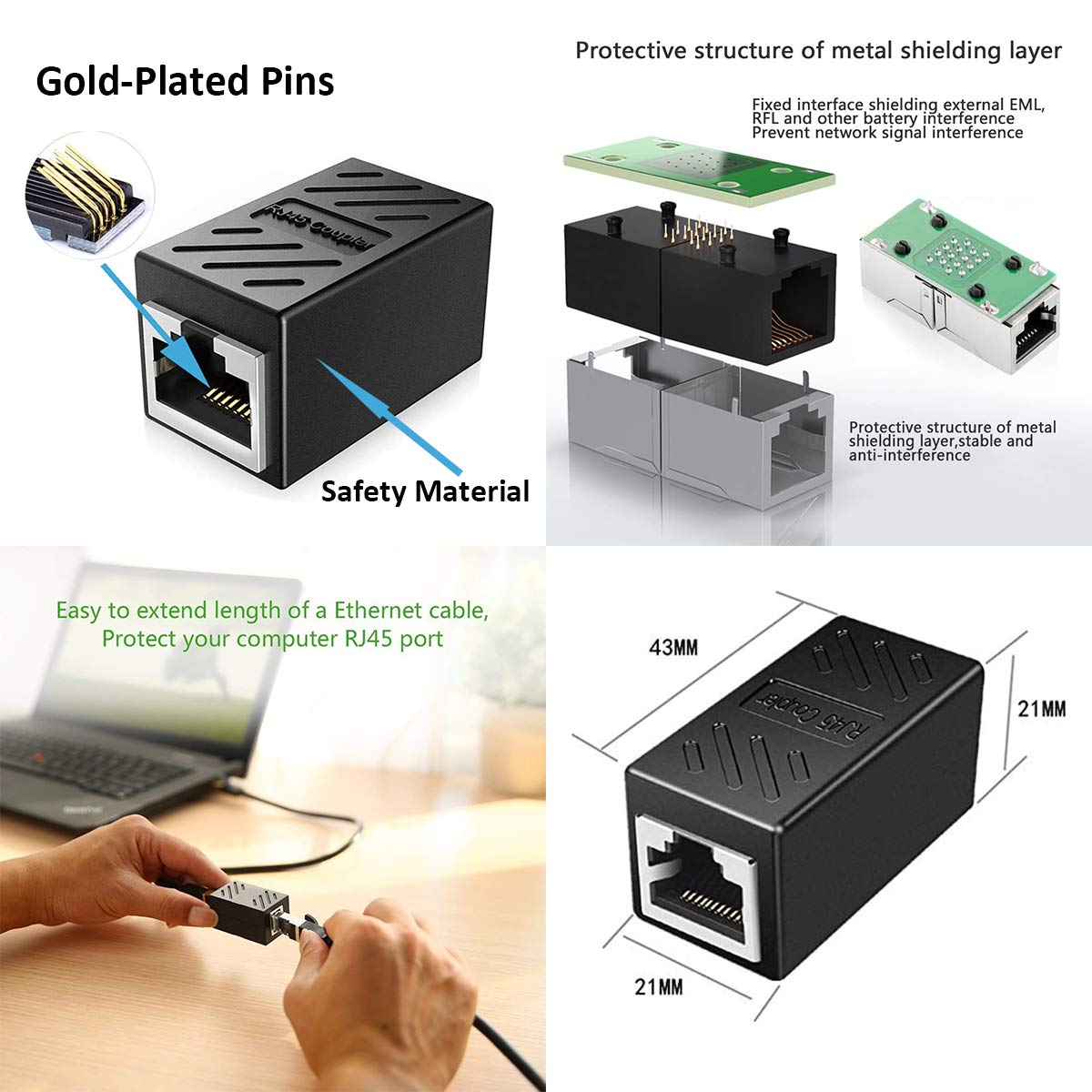 Indoor&Outdoor Cat 8 Ethernet Cable 30 ft, Weatherproof/Heavy Duty/Triple Shielded High Speed Internet Cable, 40 Gigabit Network LAN Cable Patch Cord Cable, Faster Than Cat6/Cat7 Ethernet Cord 30 feet: Industrial & Scientific
