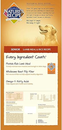 nature's recipe senior lamb and rice